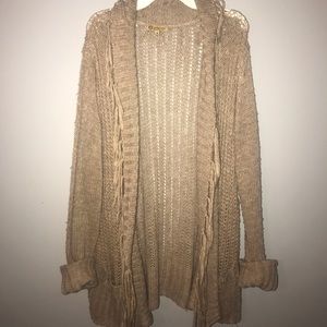 Tan sweater!